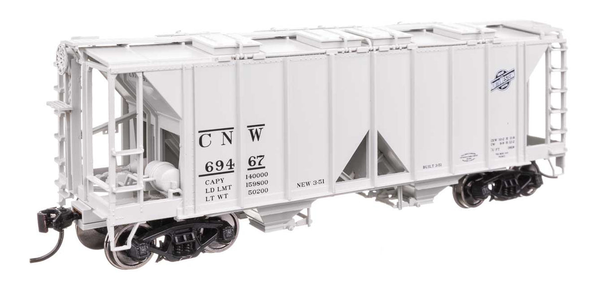 ACF 1958 Cu Ft Covered Hopper - Ready to Run -- Chicago & North Western(TM) #69467-1