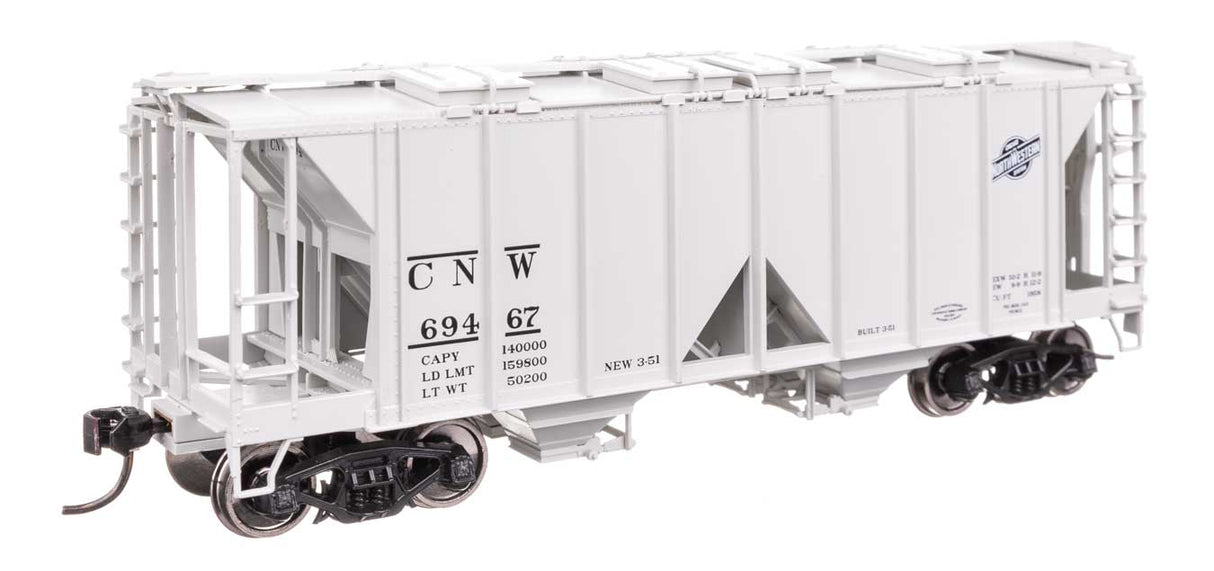 ACF 1958 Cu Ft Covered Hopper - Ready to Run -- Chicago & North Western(TM) #69467-2