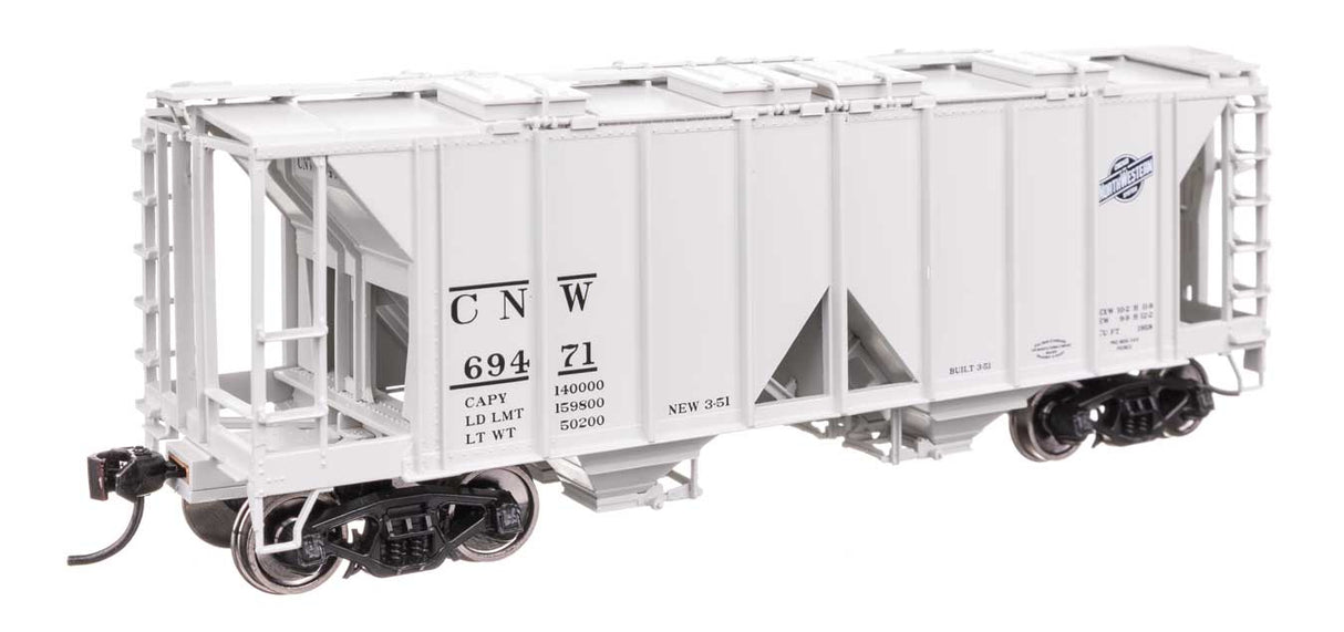 ACF 1958 Cu Ft Covered Hopper - Ready to Run -- Chicago & North Western(TM) #69471-2