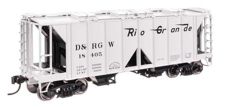 ACF 1958 Cu Ft Covered Hopper - Ready to Run -- Denver & Rio Grande Western(TM) #18405-2