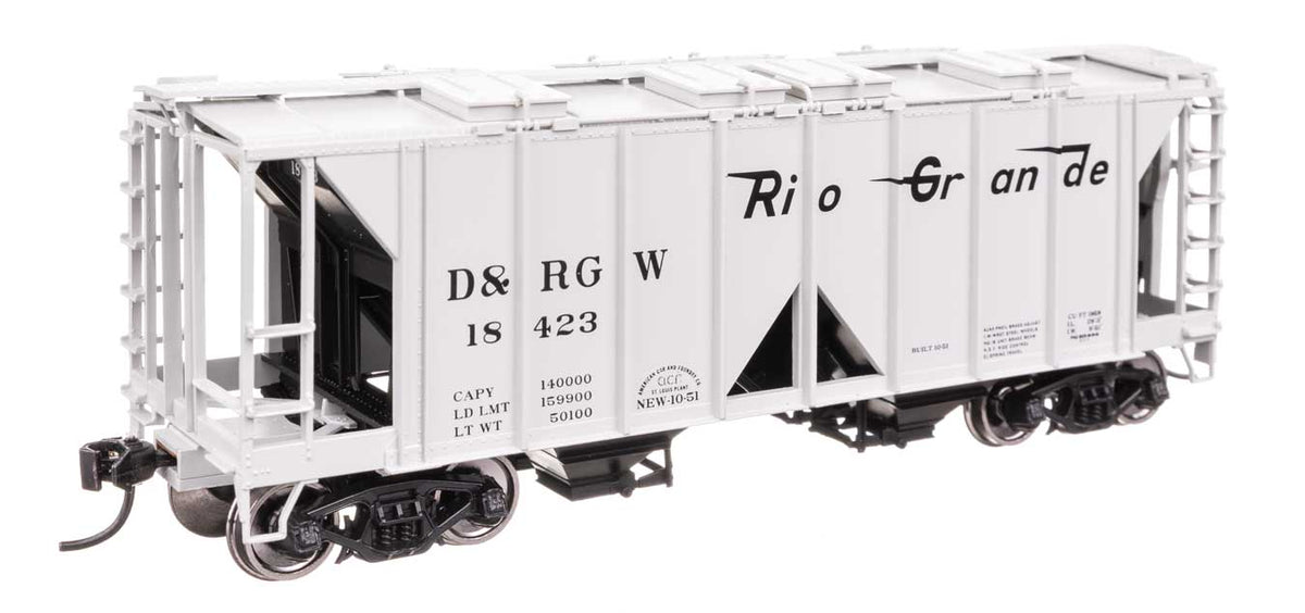 ACF 1958 Cu Ft Covered Hopper - Ready to Run -- Denver & Rio Grande Western(TM) #18423-2