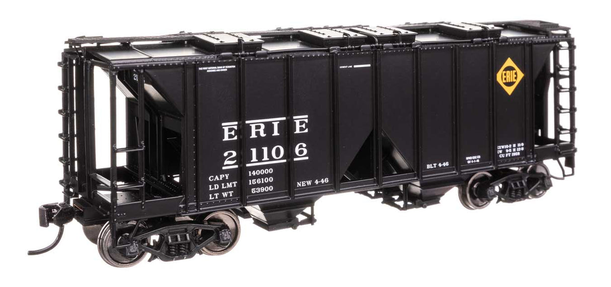 ACF 1958 Cu Ft Covered Hopper - Ready to Run -- Erie #21106-2