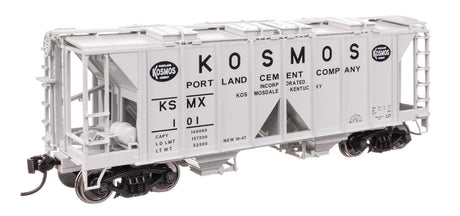 ACF 1958 Cu Ft Covered Hopper - Ready to Run -- Kosmos Cement KSMX #101-1