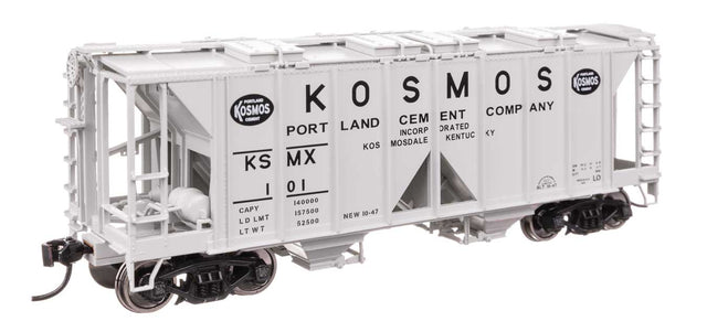 ACF 1958 Cu Ft Covered Hopper - Ready to Run -- Kosmos Cement KSMX #101-1