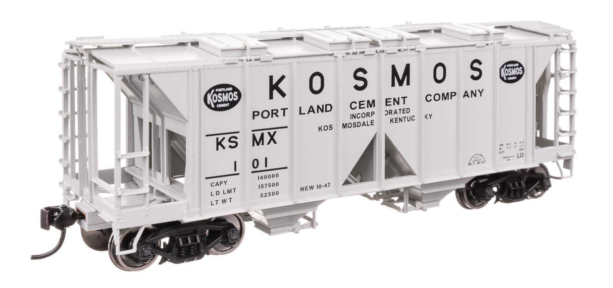 ACF 1958 Cu Ft Covered Hopper - Ready to Run -- Kosmos Cement KSMX #101-2