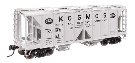 ACF 1958 Cu Ft Covered Hopper - Ready to Run -- Kosmos Cement KSMX #101-2