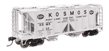 ACF 1958 Cu Ft Covered Hopper - Ready to Run -- Kosmos Cement KSMX #105-2