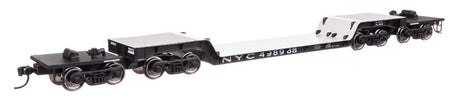81' 8-Axle Depressed Center Flatcar - Ready to Run -- New York Central #498988-1