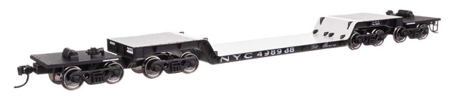 81' 8-Axle Depressed Center Flatcar - Ready to Run -- New York Central #498988-1