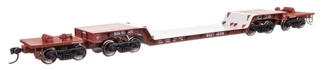 81' 8-Axle Depressed Center Flatcar - Ready to Run -- Southern #50020-1