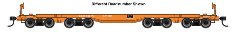 66' Heavy-Duty 4-Truck Flatcar - Ready to Run -- CSX #600473-1