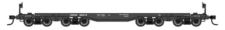 66' Heavy-Duty 4-Truck Flatcar - Ready to Run -- Denver & Rio Grande Western(TM) #80010-1