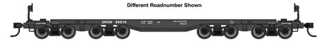 66' Heavy-Duty 4-Truck Flatcar - Ready to Run -- Denver & Rio Grande Western(TM) #80012-1
