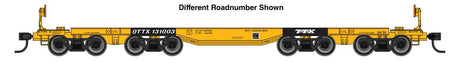 66' Heavy-Duty 4-Truck Flatcar - Ready to Run -- TTX #131004-1