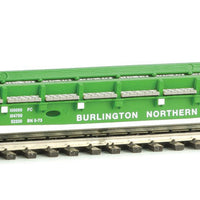 53' GSC Piggyback Service Flatcar - Ready to Run -- Burlington Northern #65135 (Cascade Green, Late Hitch)