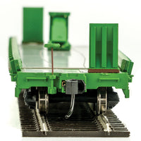 53' GSC Piggyback Service Flatcar - Ready to Run -- Burlington Northern #65135 (Cascade Green, Late Hitch)