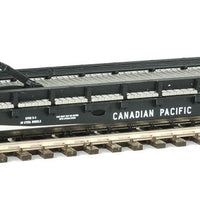 53' GSC Piggyback Service Flatcar - Ready to Run -- Canadian Pacific #505965 (black, Late Hitch)