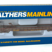 53' GSC Piggyback Service Flatcar - Ready to Run -- Union Pacific(R) #53020 (Boxcar Red, yellow; "Serves the West" Slogan)