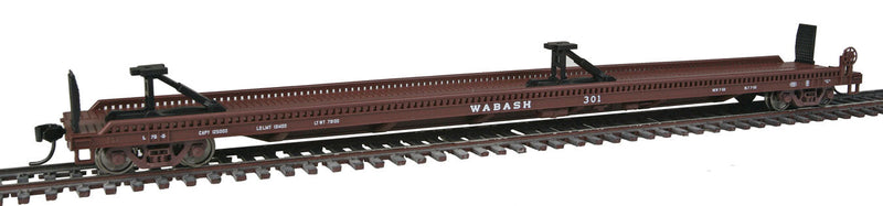 75' Piggyback Flatcar - Ready to Run -- Wabash #301-1
