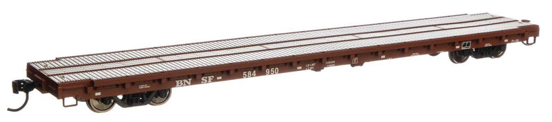 60' Pullman-Standard Flatcar - Ready to Run -- BNSF #584950-1