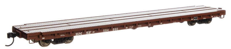 60' Pullman-Standard Flatcar - Ready to Run -- BNSF #584990-1