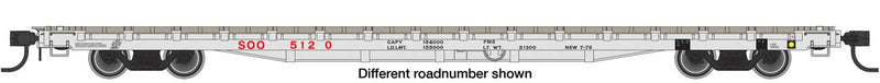 60' Pullman-Standard Flatcar - Ready to Run -- Soo Line #5130-1
