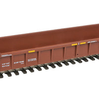 NSC 3-Unit 53' Drawbar-connected Well Car - Ready-to-Run -- Grand Trunk Western CN #676068 (Boxcar Red, CN Website Noodle Logo)
