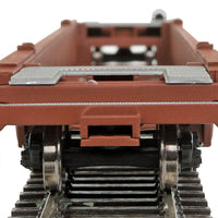 NSC 3-Unit 53' Drawbar-connected Well Car - Ready-to-Run -- Grand Trunk Western CN #676068 (Boxcar Red, CN Website Noodle Logo)