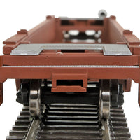 NSC 3-Unit 53' Drawbar-connected Well Car - Ready-to-Run -- Grand Trunk Western CN #676074 (Boxcar Red; CN Website, Noodle Logo)