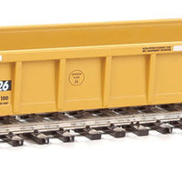 NSC 3-Unit 53' Drawbar-connected Well Car - Ready-to-Run -- TTX 620326 (black logo, white conspicuity stripes)