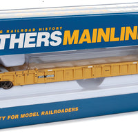 NSC 3-Unit 53' Drawbar-connected Well Car - Ready-to-Run -- TTX 620326 (black logo, white conspicuity stripes)