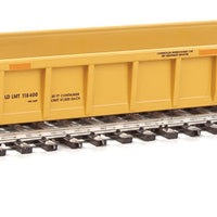 NSC 3-Unit 53' Drawbar-connected Well Car - Ready-to-Run -- TTX 786929 (125T, 2010s maroon logo, yellow conspicuity stripes)