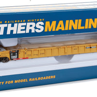 NSC 3-Unit 53' Drawbar-connected Well Car - Ready-to-Run -- TTX 786929 (125T, 2010s maroon logo, yellow conspicuity stripes)