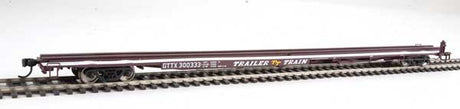 85' General American G85 Flatcar - Ready to Run -- GTTX (Brown) #300333-1