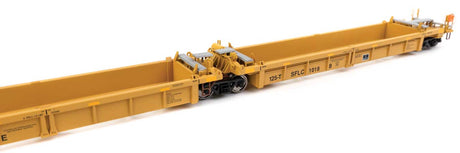 Thrall 5-Unit Rebuilt 40' Well Car - Ready to Run -- BNSF Santa Fe Leasing SFLC #1018-3