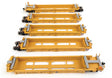 Thrall 5-Unit Rebuilt 40' Well Car - Ready to Run -- BNSF Santa Fe Leasing SFLC #1034-1
