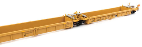 Thrall 5-Unit Rebuilt 40' Well Car - Ready to Run -- BNSF Santa Fe Leasing SFLC #1053-3