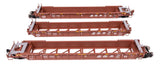 NSC Articulated 3-Unit 53' Well Car - Ready-to-Run -- BNSF Railway #211509-1