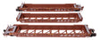 NSC Articulated 3-Unit 53' Well Car - Ready-to-Run -- BNSF Railway #211550-1