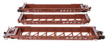 NSC Articulated 3-Unit 53' Well Car - Ready-to-Run -- BNSF Railway #211550-1