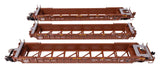 NSC Articulated 3-Unit 53' Well Car - Ready-to-Run -- Canadian National GTW #676008-1