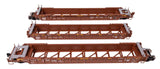 NSC Articulated 3-Unit 53' Well Car - Ready-to-Run -- Canadian National GTW #676104-1