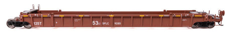 NSC Articulated 3-Unit 53' Well Car - Ready-to-Run -- Santa Fe Leasing Co. SFLC #9285-2