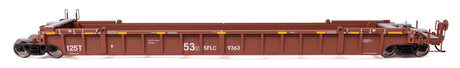 NSC Articulated 3-Unit 53' Well Car - Ready-to-Run -- Santa Fe Leasing Co. SFLC #9363-3