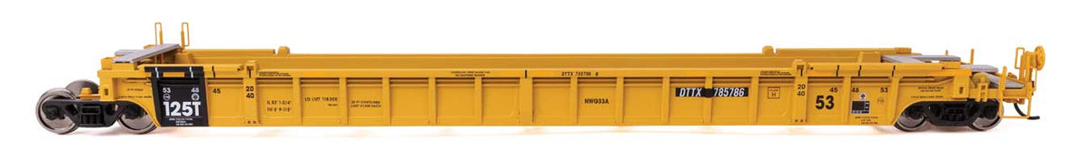 NSC Articulated 3-Unit 53' Well Car - Ready-to-Run -- TTX #785786-3