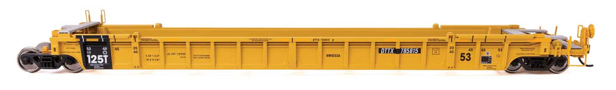NSC Articulated 3-Unit 53' Well Car - Ready-to-Run -- TTX #785815-2