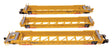 NSC Articulated 3-Unit 53' Well Car - Ready-to-Run -- TTX #786942-1