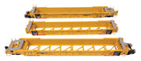 NSC Articulated 3-Unit 53' Well Car - Ready-to-Run -- TTX #786993-1