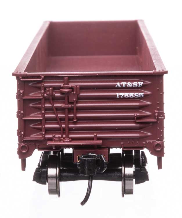 40' 50-Ton Drop Bottom Gondola - Ready to Run -- Santa Fe #175585-3