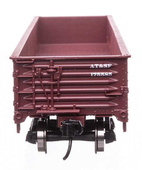 40' 50-Ton Drop Bottom Gondola - Ready to Run -- Santa Fe #175585-3